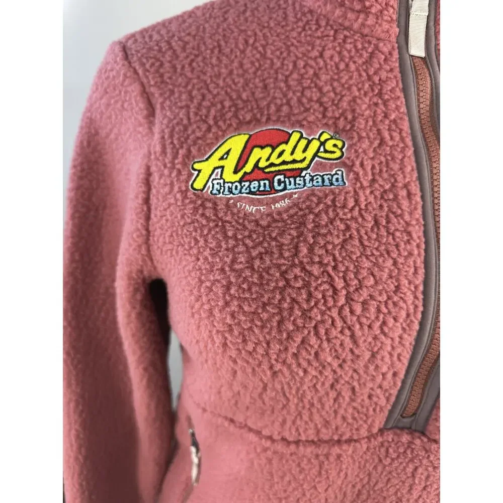 Patagonia Women’s Retro Pile Marsupial 1/2 Zip Fleece Rosehip *Company Logo Sm S - Picture 14 of 16